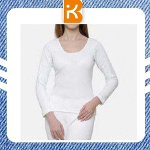 Women Slim Fit Thermal Top Stretchable Winter Inner wear Women Fleece <b>Lined</b> Thermal Top Cozy Full Sleeve Wear - Product Image 2