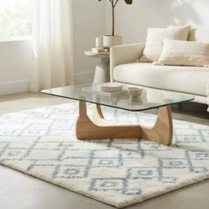 Best Selling Geometric Pattern Area <b>Rug</b> Rectangle Modern Style Tufted Polyester Non-Slip Rubber Backing Living Room Use - Product Image 3