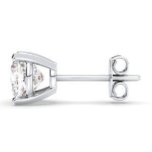 Pendientes de oro macizo de 14 quilates REYES Luxury con moissanita VVS para mujer, joyería de calidad premium con cierre de rosca a un precio competitivo. - Product Image 3