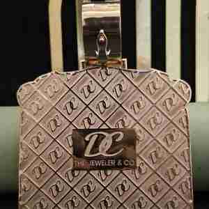 Colgante Unisex de Acero Inoxidable con Diamantes Cultivados en Laboratorio BIG NELLY Hip Hop, Completamente Cubierto de Diamantes, 161CT, para Cualquier Ocasión - Product Image 5