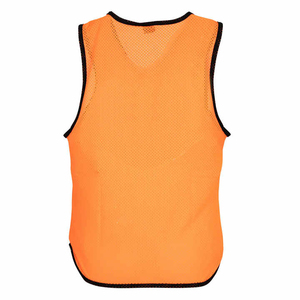 Chaleco Deportivo Transpirable de Malla Naranja sin Mangas con Cuello Redondo, Unisex para Adultos, para Todas las Estaciones, Fitness, Entrenamiento de Fútbol - Product Image 2