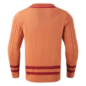 Pull en mohair personnalisé pour homme avec logo, col rond, tricot jacquard à lettres, grandes tailles, fournisseur en gros - Product Image 3