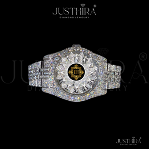 Wholesale Supply Stylish Moissanite Diamond Watch for Women Luxury Fashion <b>Wristwatch</b> with Sparkling Available At Best Price - Product Image 1