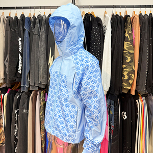 Prix de gros – Nouveaux sweats à capuche bleus pour hommes avec fermeture éclair, design élégant, haute qualité, impression sérigraphiée - Product Image 6