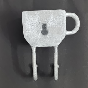 Crochet mural créatif en aluminium en forme de tasse à café, support décoratif unique pour manteaux et clés dans la cuisine, le café ou l'entrée - Product Image 5