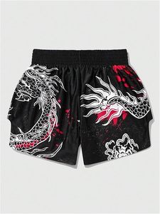 Pantalones Cortos de Muay Thai Unisex para Adultos, Secado Rápido, Ligeros, 100% Poliéster, Estampado por Sublimación, Tela de 160g, Ropa de Artes Marciales - Product Image 2