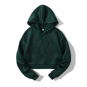 Sudaderas con Capucha de Manga Larga para Mujer, Sudaderas Cortas con Capucha, Sudaderas de Forro Polar Grueso - Product Image 5