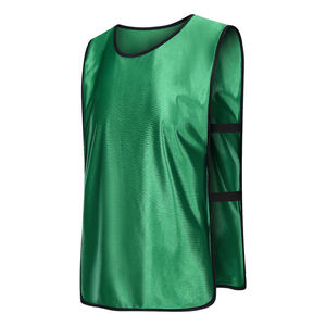 Custom Front Logo Soccer <b>Training</b> <b>Bibs</b> 100% Polyester Mesh Breathable Football Vest for Adult Men - Product Image 4