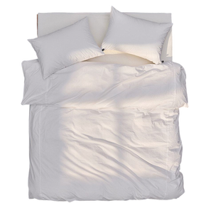 Ropa de Cama de Algodón Blanco con Acabado Suave para Hostelería, Suministro al por Mayor OEM ODM, Textiles de Lujo para Dormir, Fabricación Personalizada - Product Image 1