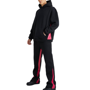 Nuevo Conjunto Deportivo para Hombre, Ropa Urbana de Primera Calidad, 100% Algodón, Material Sólido - Product Image 1