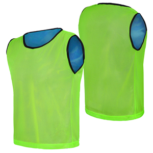 Soccer Vest <b>Training</b> <b>Bib</b> High Visibility Lightweight Fabric Breathable Sportswear Comfortable Fit Team Practice Wear Design - Product Image 2