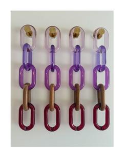 Decoración de Pared a Precio Económico, Eslabones Grandes de Resina para Colgar en la Pared, Cadena de Resina de Alta Calidad, Superventas, Hecha a Mano, Duradera - Product Image 5