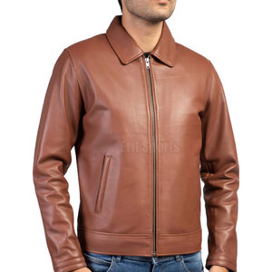 Veste d'hiver en cuir véritable respirante avec tissu écologique, style 2026, nouvelle collection, veste en cuir pour homme de haute qualité à prix abordable - Product Image 5