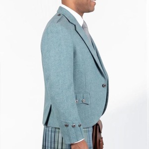 <b>Men</b> Scottish Argyle <b>Jacket</b> Classic <b>Tweed</b> Highland Kilt <b>Jacket</b> Formal Wedding Wear Custom Logo Wholesale Supplier - Product Image 3
