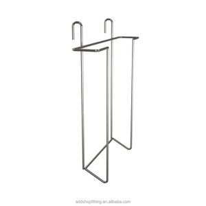 ชั้นโชว์ติดผนังเหล็กโครเมียมที่ใส่การ์ดแบบตะแกรงติดตั้งง่ายสำหรับร้านค้าปลีก - Product Image 3