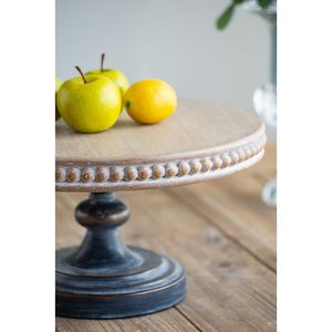 Espositore in legno D14x7.5 pollici con oggetti decorativi con finiture in rilievo - Product Image 6