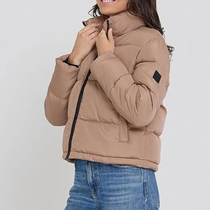 Chaqueta Corta Acolchada, Abrigos Cálidos de Invierno para Mujer, Chaquetas de Invierno Modernas y Lindas para Mujer, Acolchadas y Aisladas para Clima Frío - Product Image 4