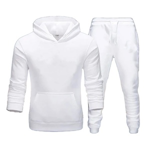 Sudaderas y pantalones informales de manga larga para hombre, conjuntos de dos piezas de lana, traje 2025 para hombre, chándal, sudadera cálida de otoño, ropa de calle - Product Image 5