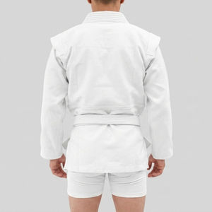 Conjuntos de Uniformes de Boxeo Sambo Judogi con Logotipo Personalizado en la Parte Delantera, Poliéster/Algodón Elástico, Ligero, Transpirable, Unisex, OEM - Product Image 1