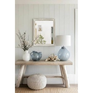 Espejo de Pared Rectangular Rústico de Madera de Mango Aqdus Saleem, Acabado Blanco Desgastado, Ecológico, Hecho a Mano, con Borde Enmarcado, Venta al Por Mayor - Product Image 3