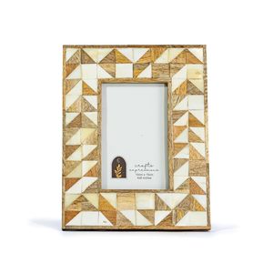 Handcrafted Inlay Photo <b>Frame</b> | Premium Decorative Picture <b>Frame</b> for Table & <b>Wall</b> |Modern Home Accent Picture <b>Frame</b> - Product Image 2