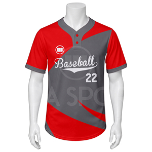 Custom Sublimation Printed <b>Baseball</b> Uniform Jerseys 100% Polyester Breathable Eco-Friendly Summer Sportswear for Team Apparel - Product Image 2