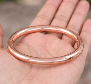Adjustable Copper Bangle <b>Bracelet</b> Unisex Fashion Jewelry Custom Size Bulk Production Metal Crafts - Product Image 3