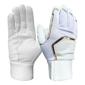 Custom New Arrival Customized Leather Baseball Batting Gloves Reinforced Palm Durable Batting Gloves Professional <b>Men</b> & Women - Product Image 1