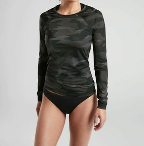 Rashguards de Compresión para Mujer, para Natación, MMA, Jiu Jitsu, Bjj, Entrenamiento, Rashguard Sublimado con Estampado de Camuflaje - Product Image 2