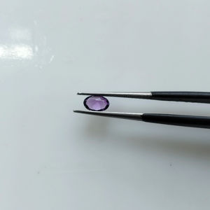 Aigue-marine naturelle africaine violette 6x4MM taille ovale, qualité exceptionnelle, pierre précieuse en vrac Red Mountain Gems pour la fabrication de bijoux - Product Image 2