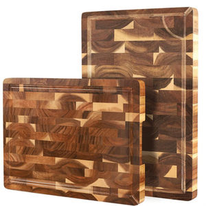 Planche à découper en bois naturel écologique, design moderne et luxueux, compatible lave-vaisselle, ustensile de cuisine pour la maison - Product Image 2