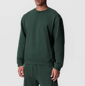 Sudadera con Capucha y Cuello Redondo para Hombre, 100% Algodón, con Logotipo Bordado Personalizado, Estilo Urbano, de Invierno, Secado Rápido y Transpirable - Product Image 1