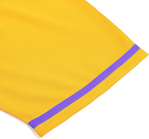 Camiseta de béisbol sublimada personalizada dorada para mujer, camiseta de softbol de manga corta con cuello en V y botones, uniforme deportivo - Product Image 3