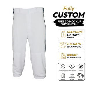 Custom Unisex Sublimated Polyester <b>Knicker</b> Pants Breathable Anti-Bacterial Slim Fit Zipper Fly All Seasons OEM Service - Product Image 1