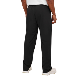 Pantalon de jogging hybride pour homme, coupe classique, noir, extensible, doux, pour la gym, l'entraînement, le sport, décontracté - Product Image 6