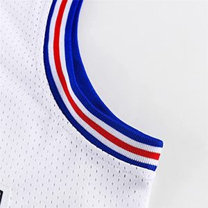 เสื้อบาสเก็ตบอลแบบสั่งทำสำหรับการแข่งขันระดับทัวร์นาเมนต์ แบบไม่มีแขน คอวี ผ้าทนทาน สำหรับทีมและแฟนคลับ ส่งออกต่างประเทศ - Product Image 6