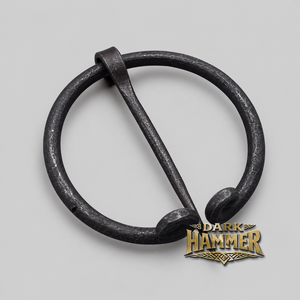 Handmade Viking Medieval Mini Iron Brooch Circular Ornamental Metal Clothing <b>Pin</b> Decorative Costume Accessory - Product Image 2