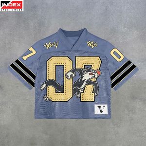 Maillot de football en mesh avec logo personnalisé, tissu respirant, uniforme sportif d'équipe personnalisé - Product Image 2