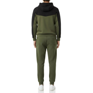 Ensemble de survêtement premium pour homme avec sweat à capuche zippé, en molleton de coton 400 GSM, séchage rapide, thermocollé, épais, pour la gym et le streetwear hivernal - Product Image 2