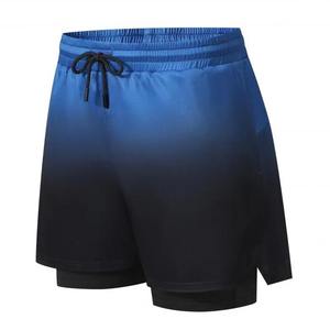 Shorts de sport pour hommes 2-en-1 camouflage à cordon de serrage, taille mi-haute, séchage rapide, pour la course, la gym, l'entraînement, le fitness, le jogging, vêtements de sport d'été - Product Image 6