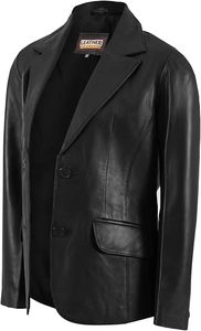 <b>Women</b> Genuine Lambskin Leather Blazer Jacket Real Leather <b>Coat</b> Ladies Fashion Casual Formal Outerwear Wholesale OEM ODM - Product Image 3