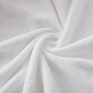 Peignoir de bain unisexe ultra doux en coton éponge 100% avec capuche, longueur genou, style classique - Product Image 3