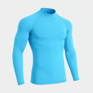 T-shirt de compression pour homme tendance, personnalisé, de haute qualité, à séchage rapide, pour la course, la gym et le fitness - Product Image 4
