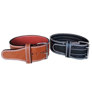 High Quality Genuine <b>Leather</b> Weightlifting Belt 10mm Fitness and Weightlifting Protection Belt 2026 - Product Image 4