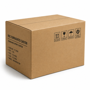 กล่องกระดาษลูกฟูกพิมพ์โลโก้ตามสั่ง สำหรับบรรจุภัณฑ์และการจัดส่ง - Product Image 1