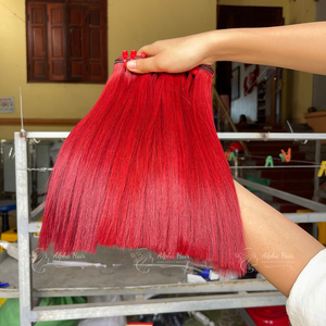 Precio de fábrica Venta caliente Gran Stock Hueso sedoso Recto Vietnamita Lujoso Extensiones de cabello humano de encaje sin procesar Cabello humano - Product Image 3