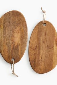 Juego de tablas de cortar de madera rectangulares con mango, paquete combinado - Product Image 6