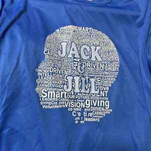 เสื้อยืดแจ็คแอนด์จิล บลู ดราย ฟิต สำหรับเด็ก ตั้งแต่ปี 1938 ความสามัคคีในครอบครัว ให้ความรักษาบริการ เล่นอย่างหนักด้วยกัน เสื้อเชิ้ตสร้างสรรค์ ให้กำลังใจ มองเห็นวิสัยทัศน์ - Product Image 2