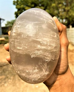 Gran Cristal de Cuarzo Ahumado Curativo Lingam Hecho a Mano, Gema de Reiki Dinámica de Gujarat, Arte y Coleccionismo - Product Image 4
