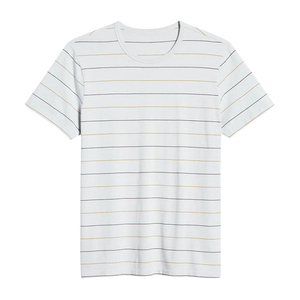 Camiseta de Hombre 100% Algodón, Cuello Redondo, Color Sólido, Informal, con Estampado Digital, Logotipo Personalizado, de Alta Calidad, para Verano - Product Image 6